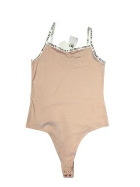 NWT Guess Blush Pink Logo-Trim Bodysuit